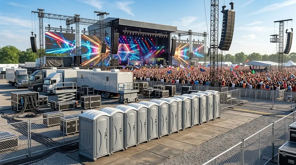 Concert Restroom Rental in Fort Myers, FL