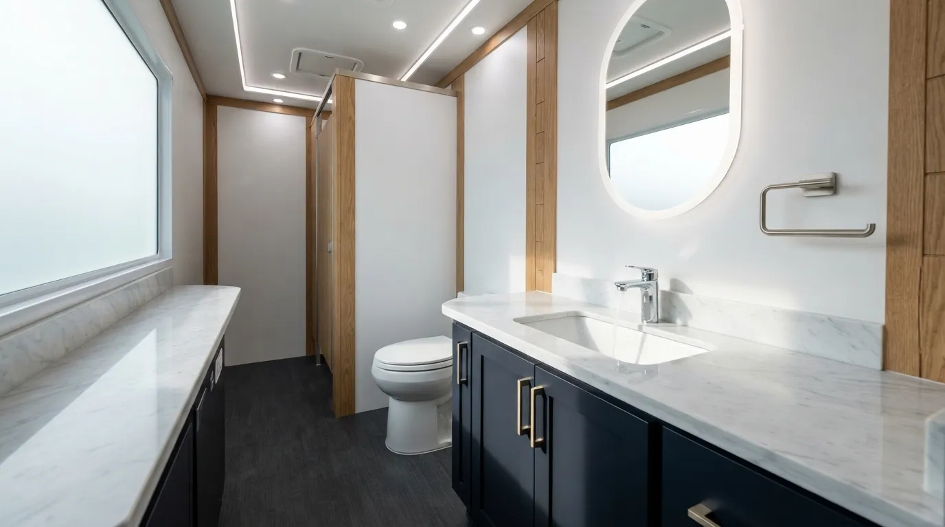 Luxury Restroom Trailer in Fort Myers, FL